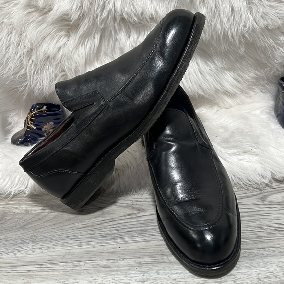 Allen Edmonds Comfort Travel Black Road Warriors 3890 Leather Dress Loafers 12 E main image 5